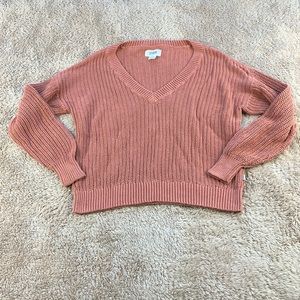 VS PINK Knit V-neck Sweater